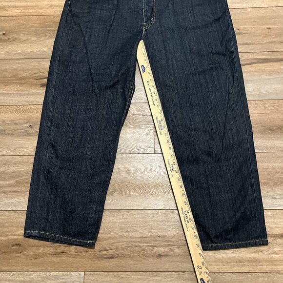 Men's Levis 550 Relaxed Fit Denim Jeans SZ 40x30 Blue Modern Cotton Red Tab - Picture 5 of 13